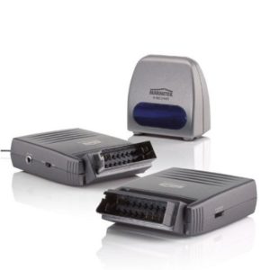 MiniTrasmettitore di segnale audio video + telecomando 2,4ghtz modello "scart"-0