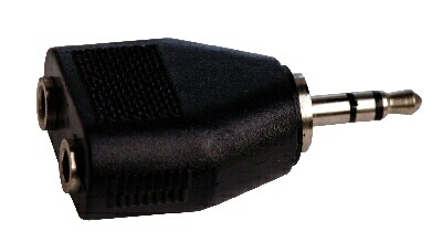 CA 8240CI Sdoppiatore da Jack 3,5mm stereo a 2 prese 3,5mm stereo 15 PEZZI-0