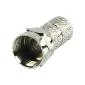 F-connector screw professional quality 6.4 mm conf 25 pz-0