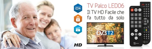 TV LED DVB-T2 TELESYSTEM Palco19 LED06 -0